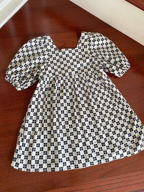 Rylee and Cru Flower Check dress